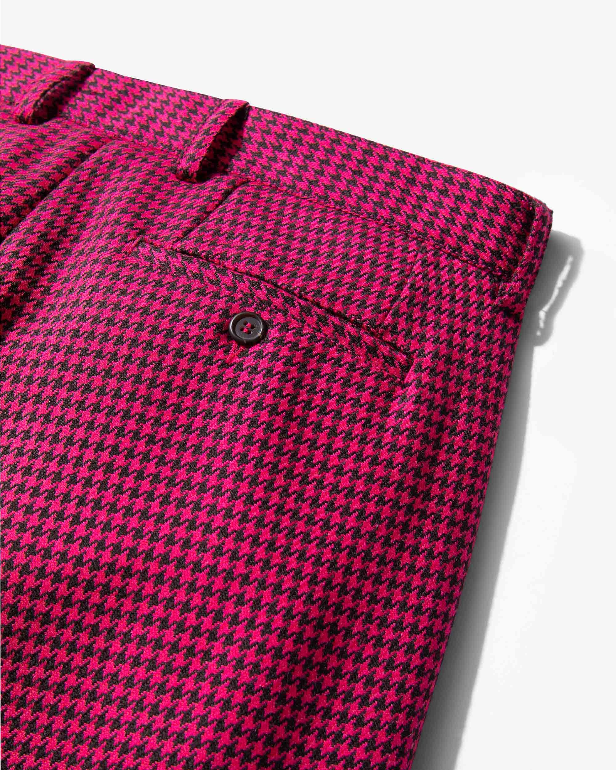 Houndstooth Double-Pleat Trousers sold by Noah NYC product image thumbnail 4