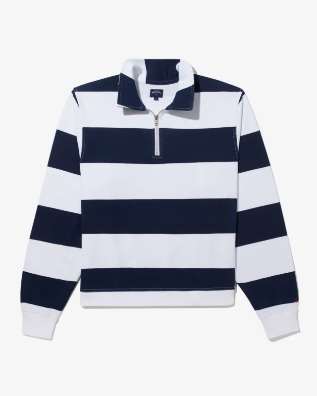 Striped Lightweight Pullover Sweatshirt sold by Noah NYC