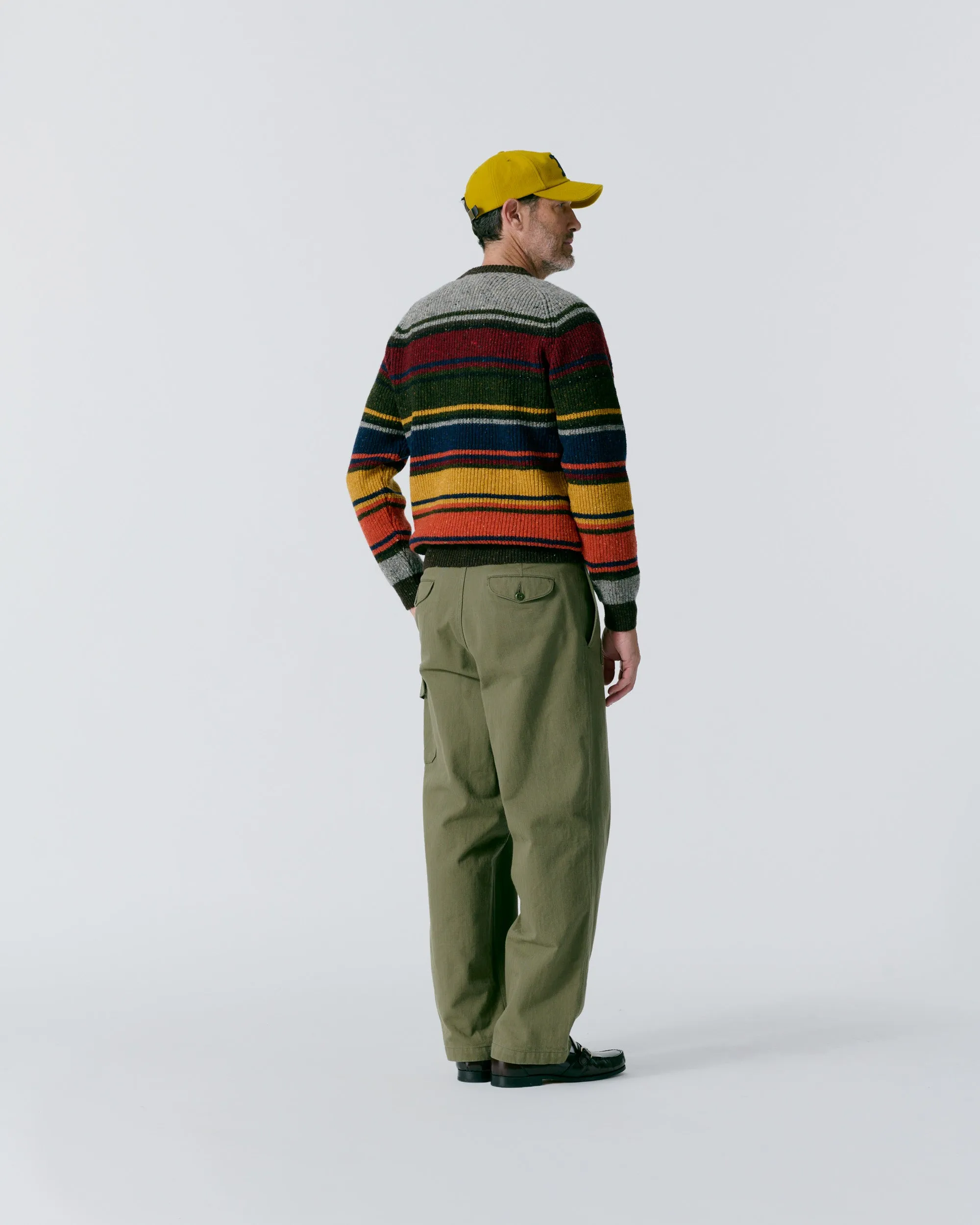 Striped Donegal Shaker Sweater sold by Noah NYC product image thumbnail 5