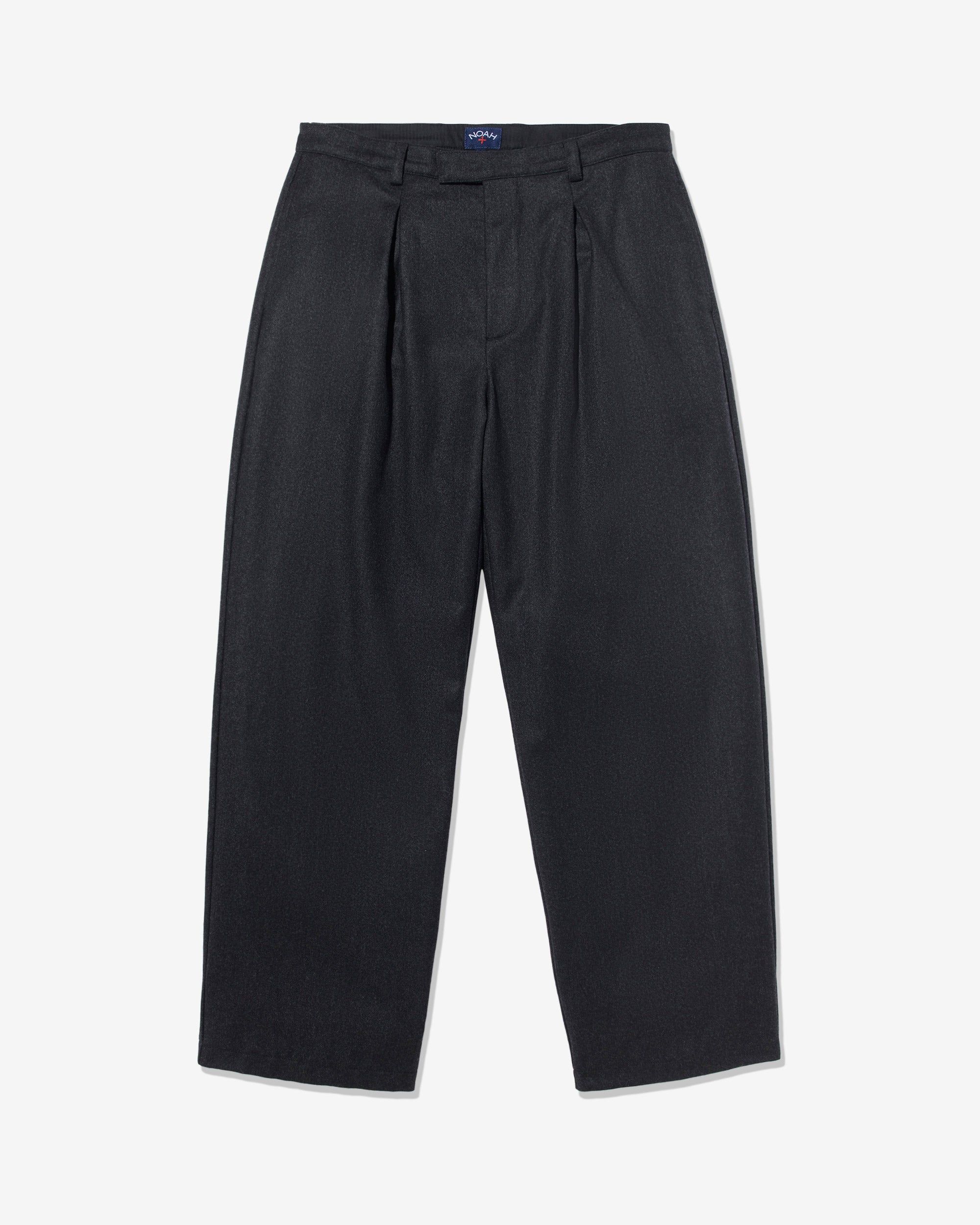 Inverted-Pleat Wool Trousers sold by Noah NYC