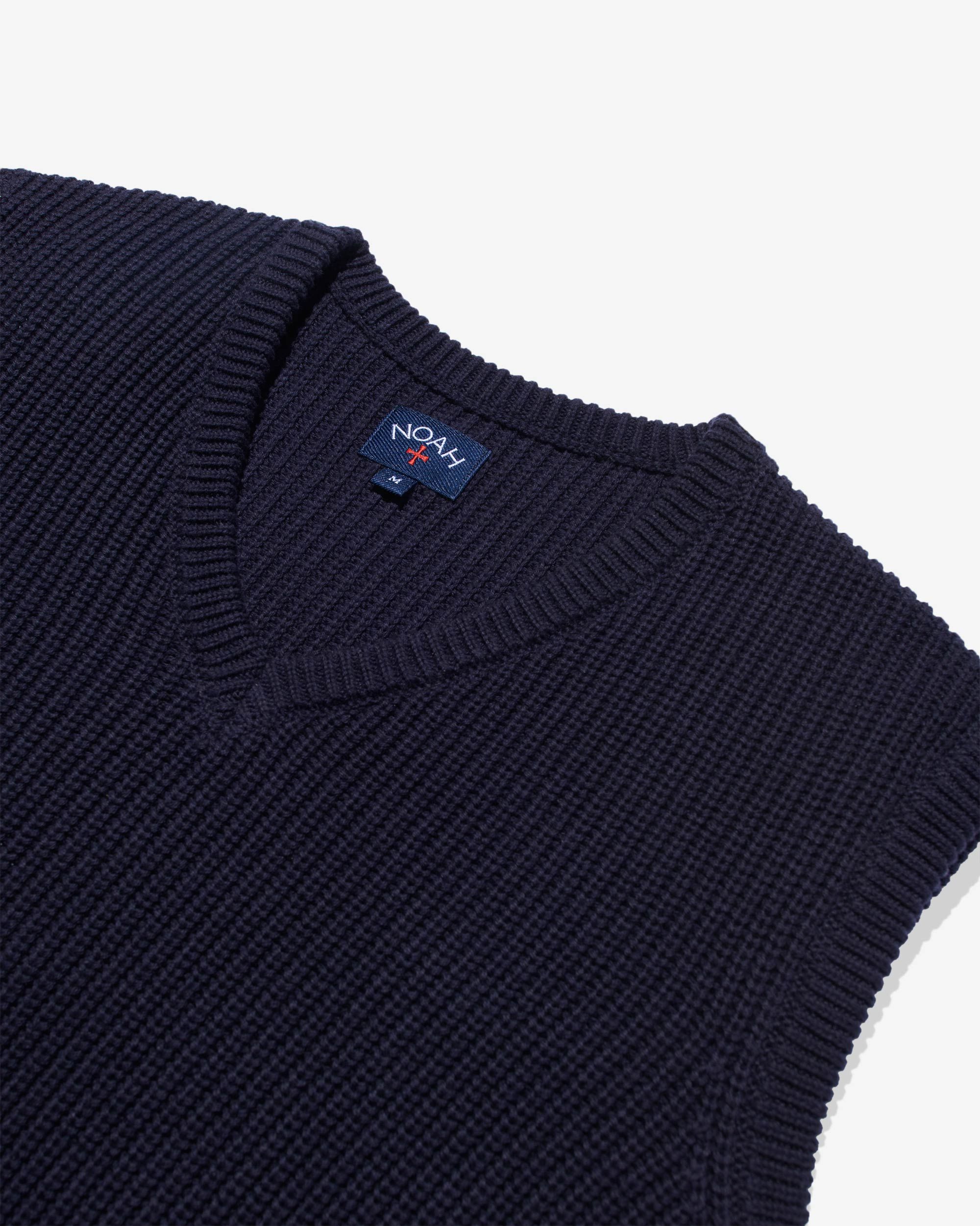 Shaker Stitch Cotton Sweater Vest | Parallel