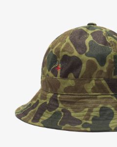 Noah x Barbour Camo Waxed Bell Hat sold by Noah NYC