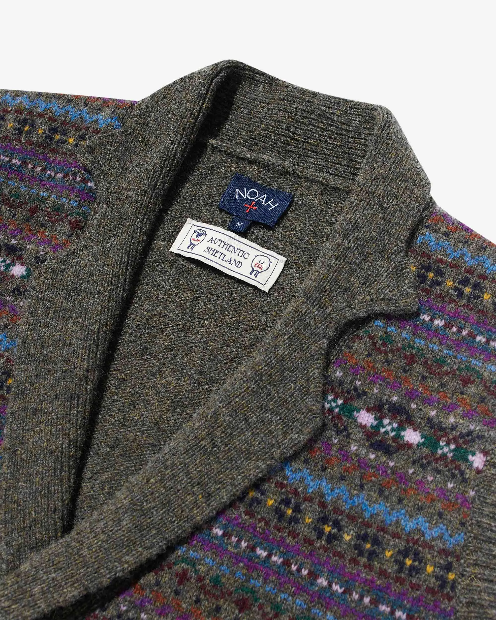 Fair Isle Double-Breasted Shetland Sweater Vest sold by Noah NYC product image thumbnail 2
