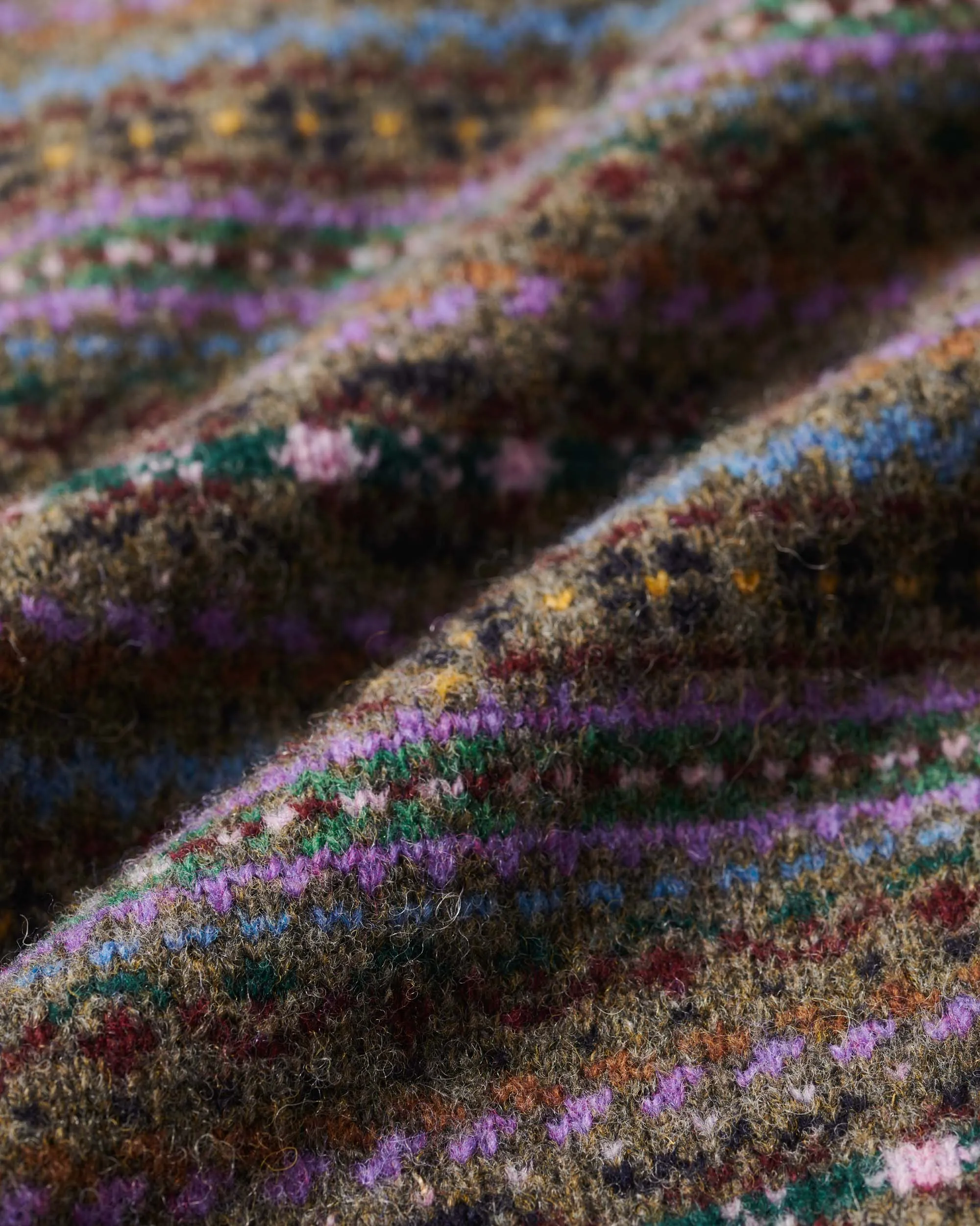 Fair Isle Double-Breasted Shetland Sweater Vest sold by Noah NYC product image thumbnail 4