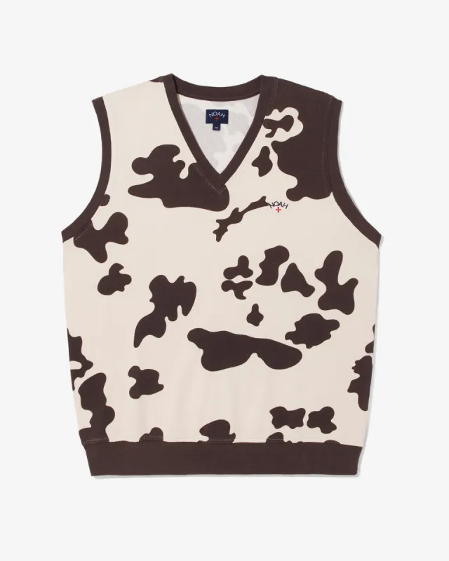 Cow Print Vest sold by Noah NYC