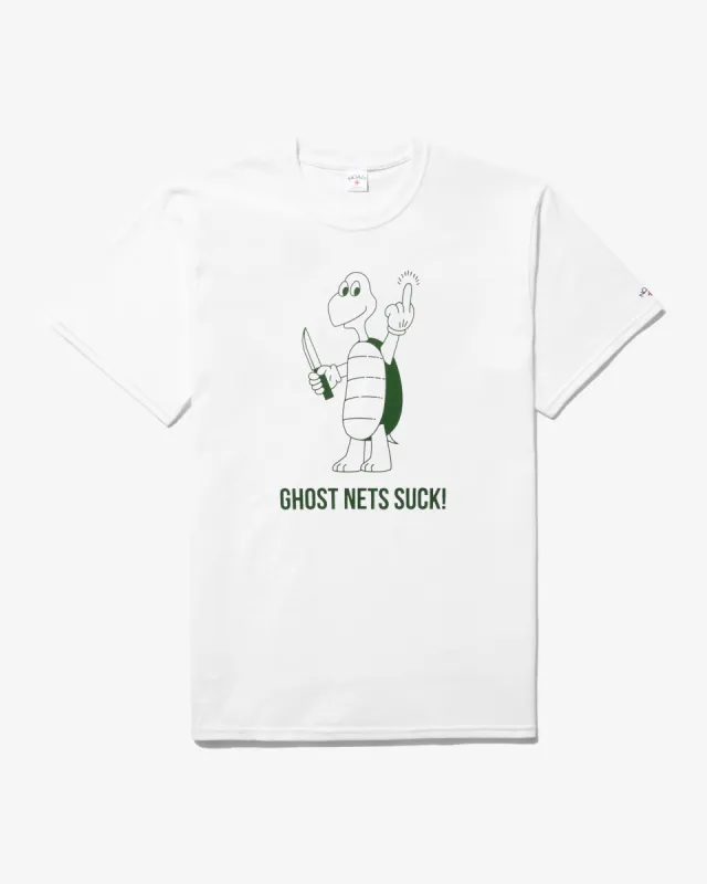 Ghost Nets Suck Tee made by Noah NYC