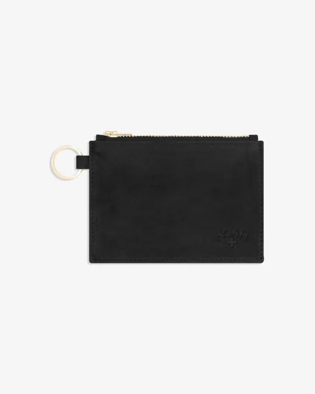Suede Zip Pouch made by Noah NYC