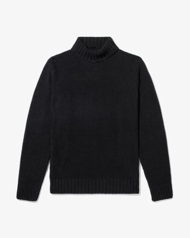 Seed Stitch Turtleneck Sweater sold by Noah NYC
