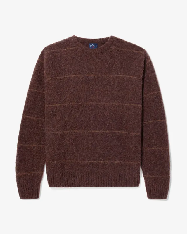 Stripe Shetland Sweater sold by Noah NYC