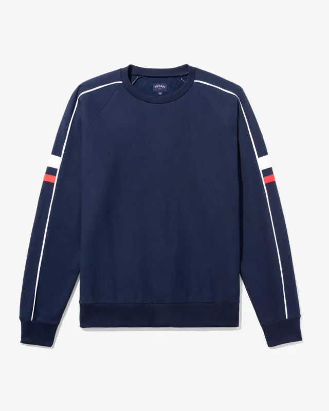 Piping Raglan Crewneck sold by Noah NYC