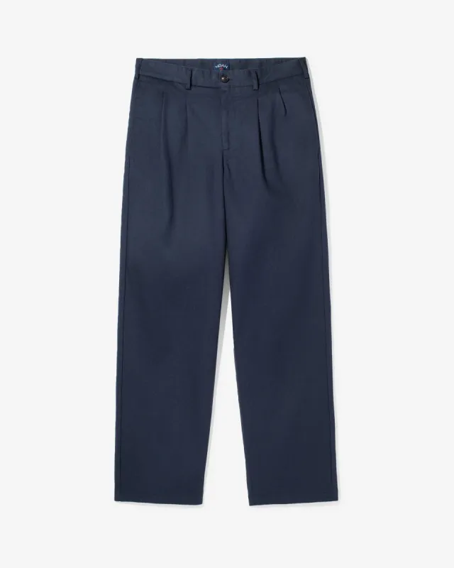 Pleated Twill Suit Pant sold by Noah NYC