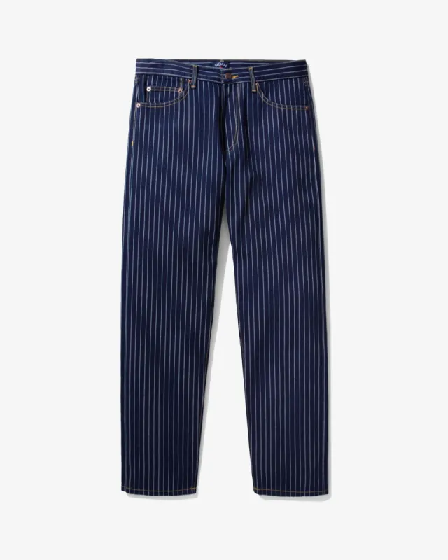 Pinstripe 5-Pocket Jeans made by Noah NYC