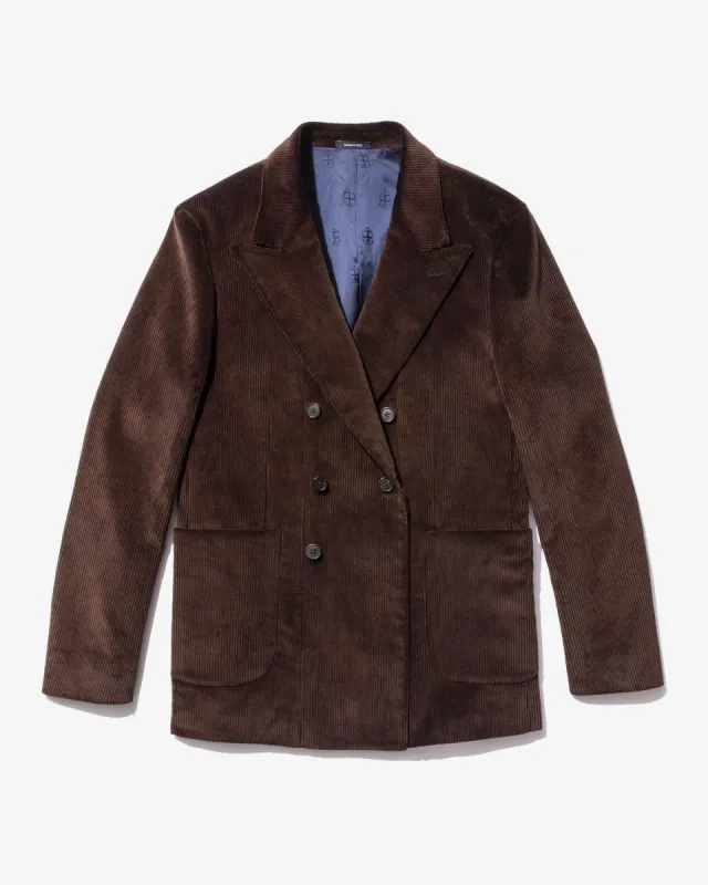 Oversized Double-Breasted Corduroy Sport Coat sold by Noah NYC