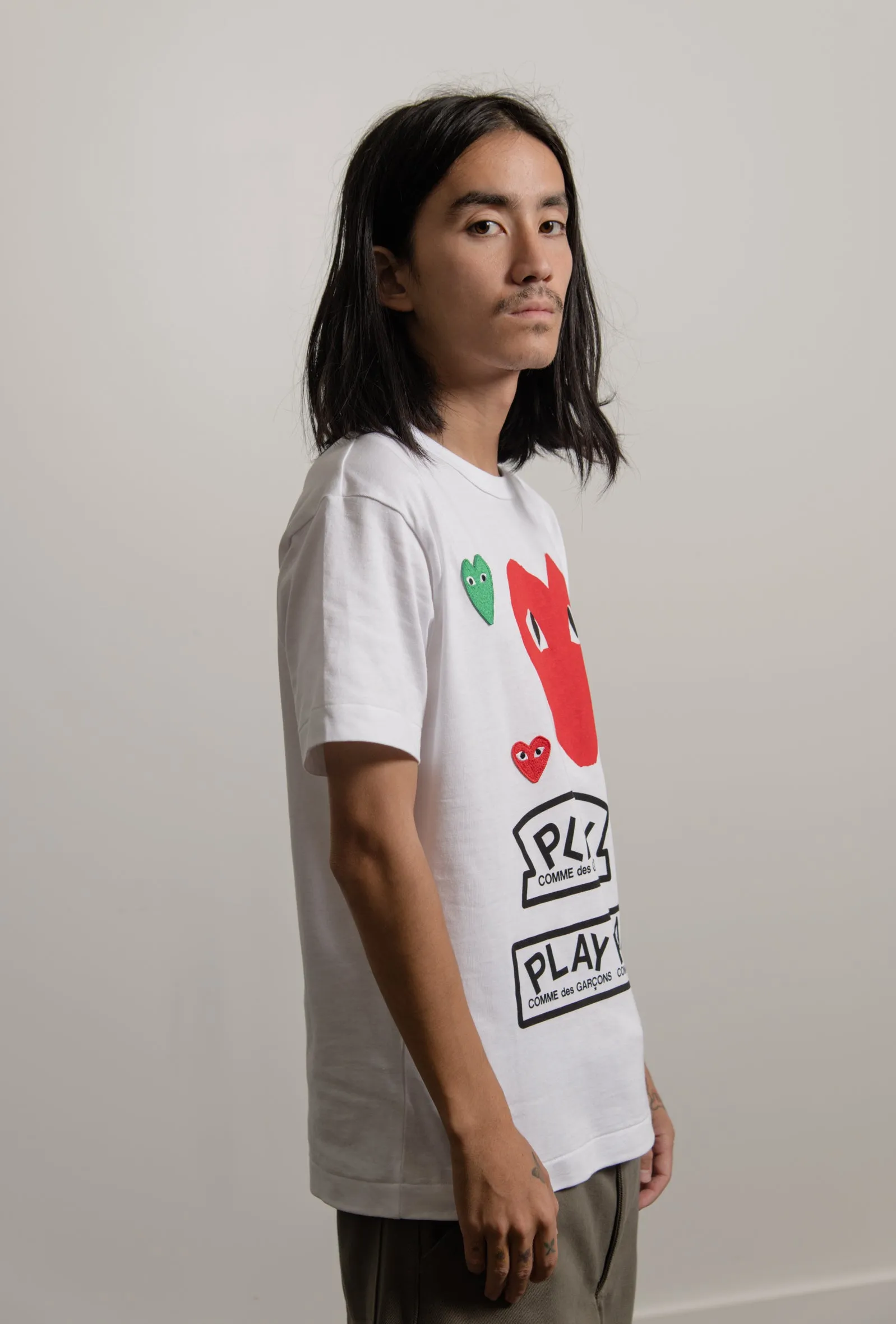 Multi Emblem Tee White/Red T280 sold by Nomad product image thumbnail 4