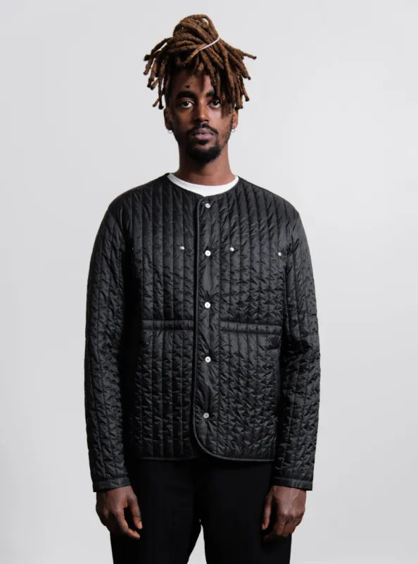 Quilted Liner Jacket Black sold by Nomad