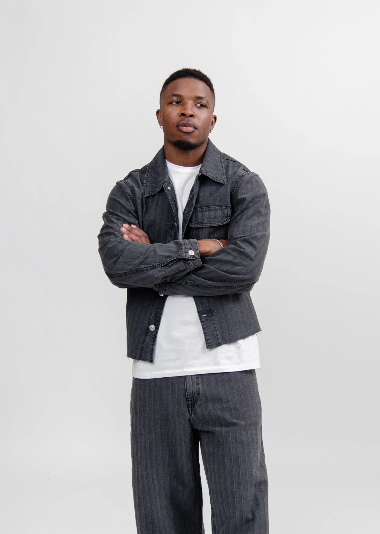 OUR LEGACY CUTREBIRTH JACKETWashed Grey