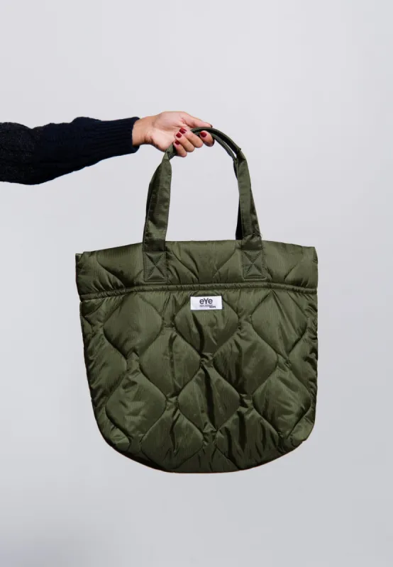 Double Ripstop Quilted Tote Bag Olive K293 sold by Nomad