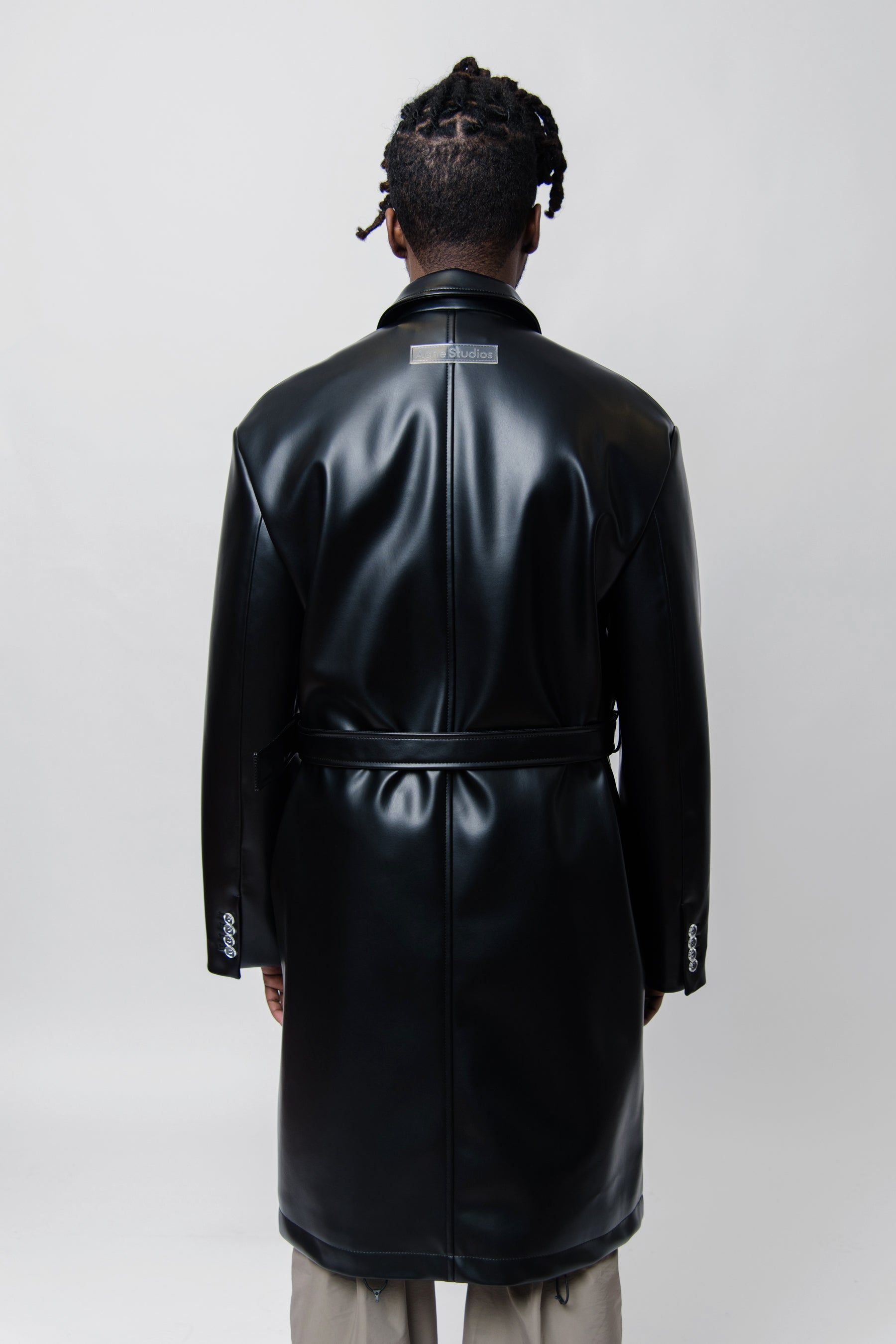 Belted Coat Black OUTW000892 sold by Nomad product image thumbnail 5