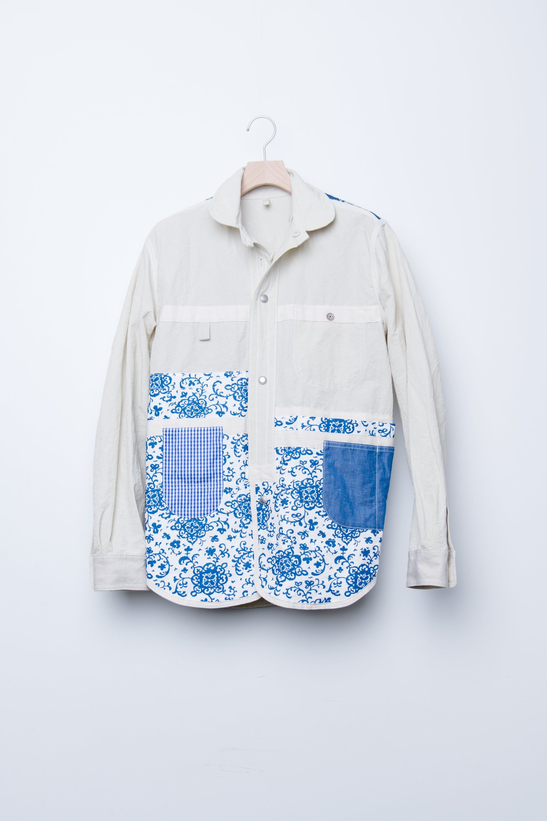 Reversible Linen Oxford Jacket Natural B001 sold by Nomad product image thumbnail 2