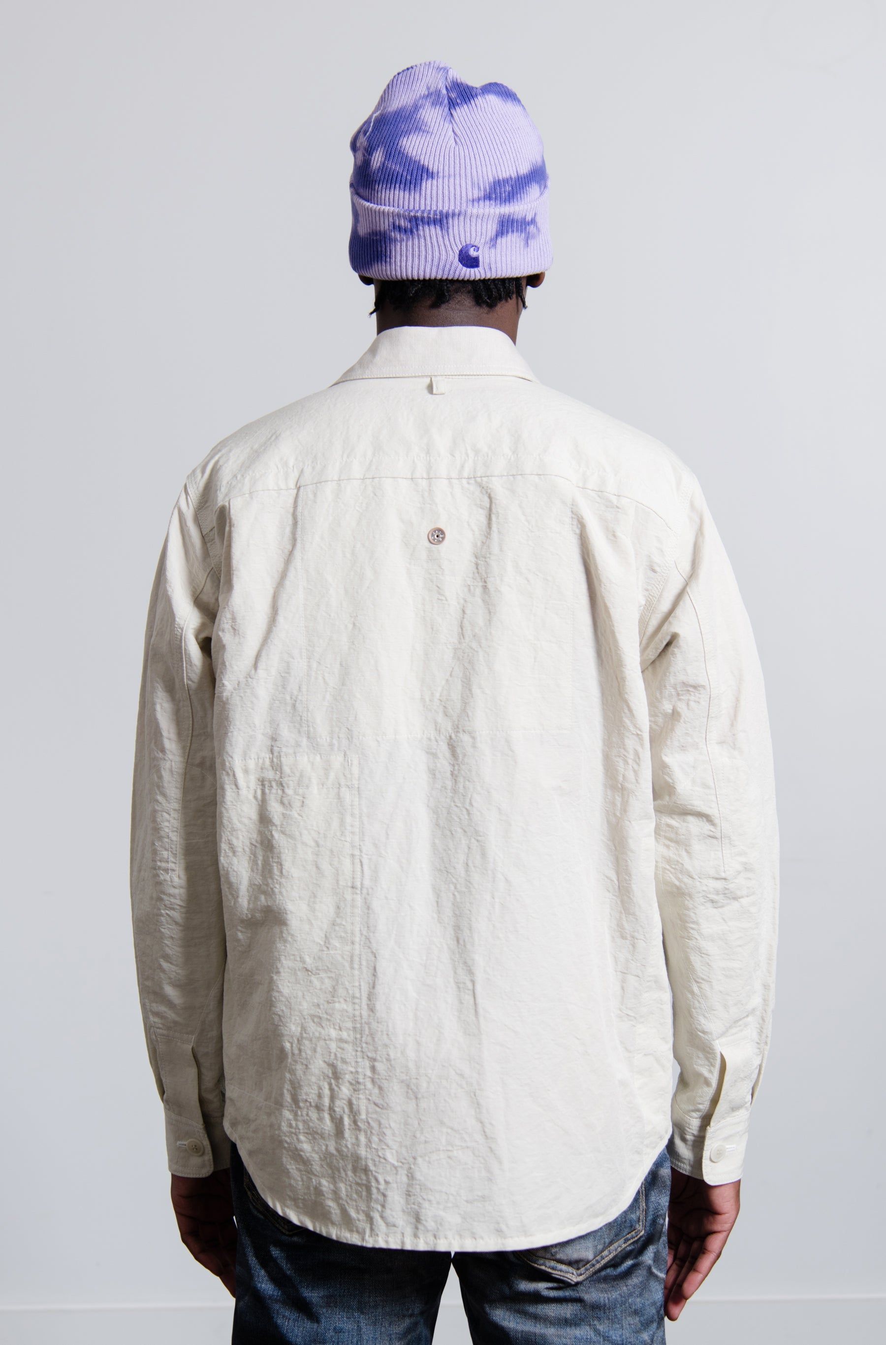 Reversible Linen Oxford Jacket Natural B001 sold by Nomad product image thumbnail 3