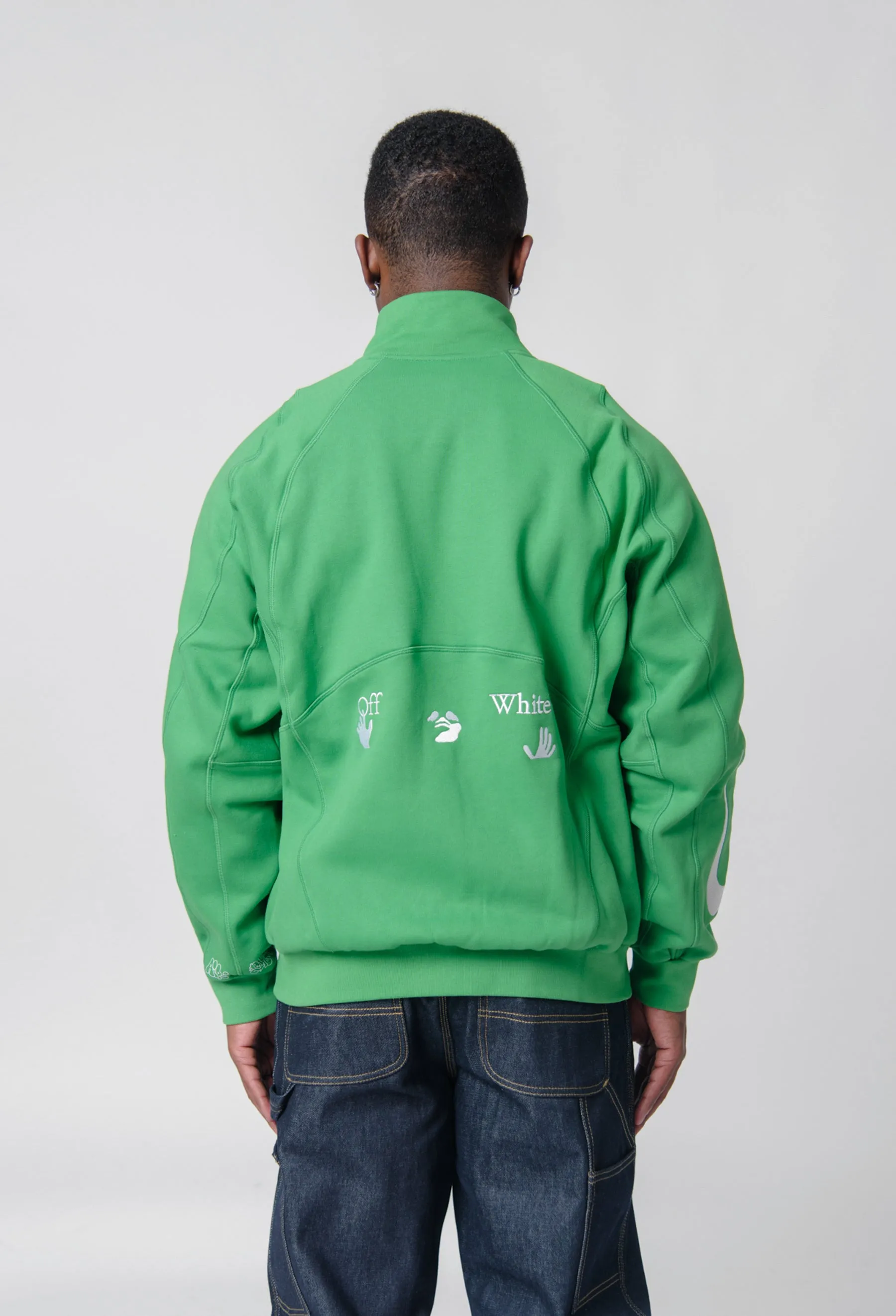 Off-White Apparel U NRG MC Track Jacket Kelly Green DV4389-389 sold by Nomad product image thumbnail 4