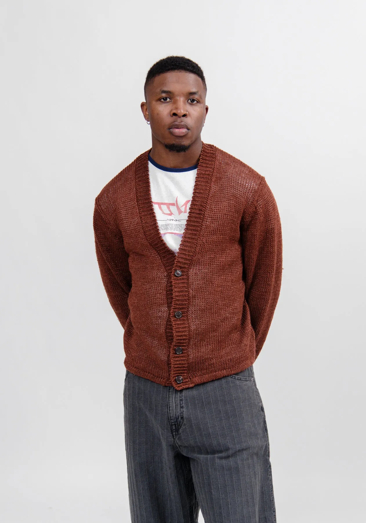 Academy Cardigan Ruby Magnificent Hemp M2243AR sold by Nomad