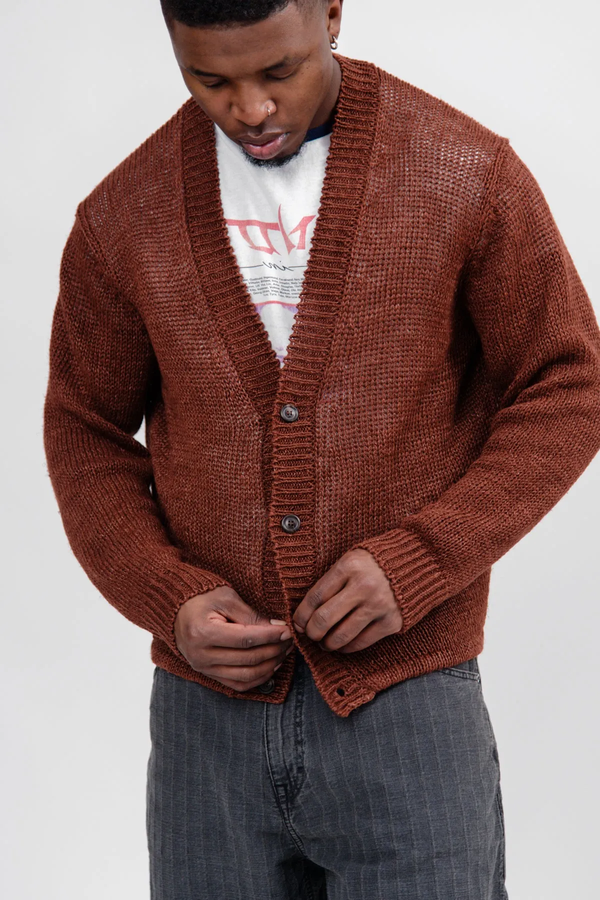 Academy Cardigan Ruby Magnificent Hemp M2243AR sold by Nomad product image thumbnail 2