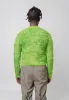 Fluffy V-Neck Sweater Apple Green KNIT000376 sold by Nomad