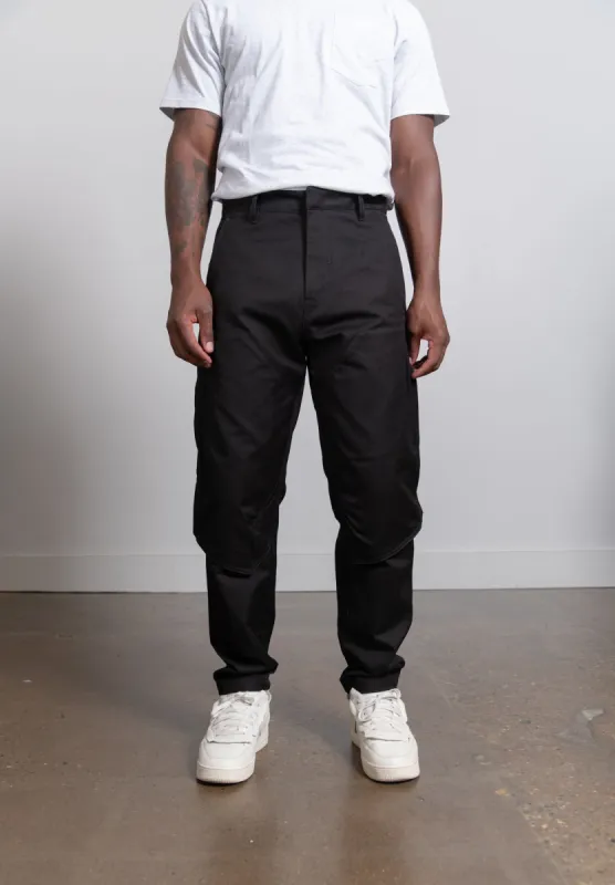 Textured Cotton Workwear Pant Black 30409 sold by Nomad