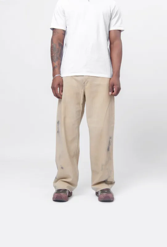 Loose Fit Jeans-1981M Beige/Black FN Smokey sold by Nomad
