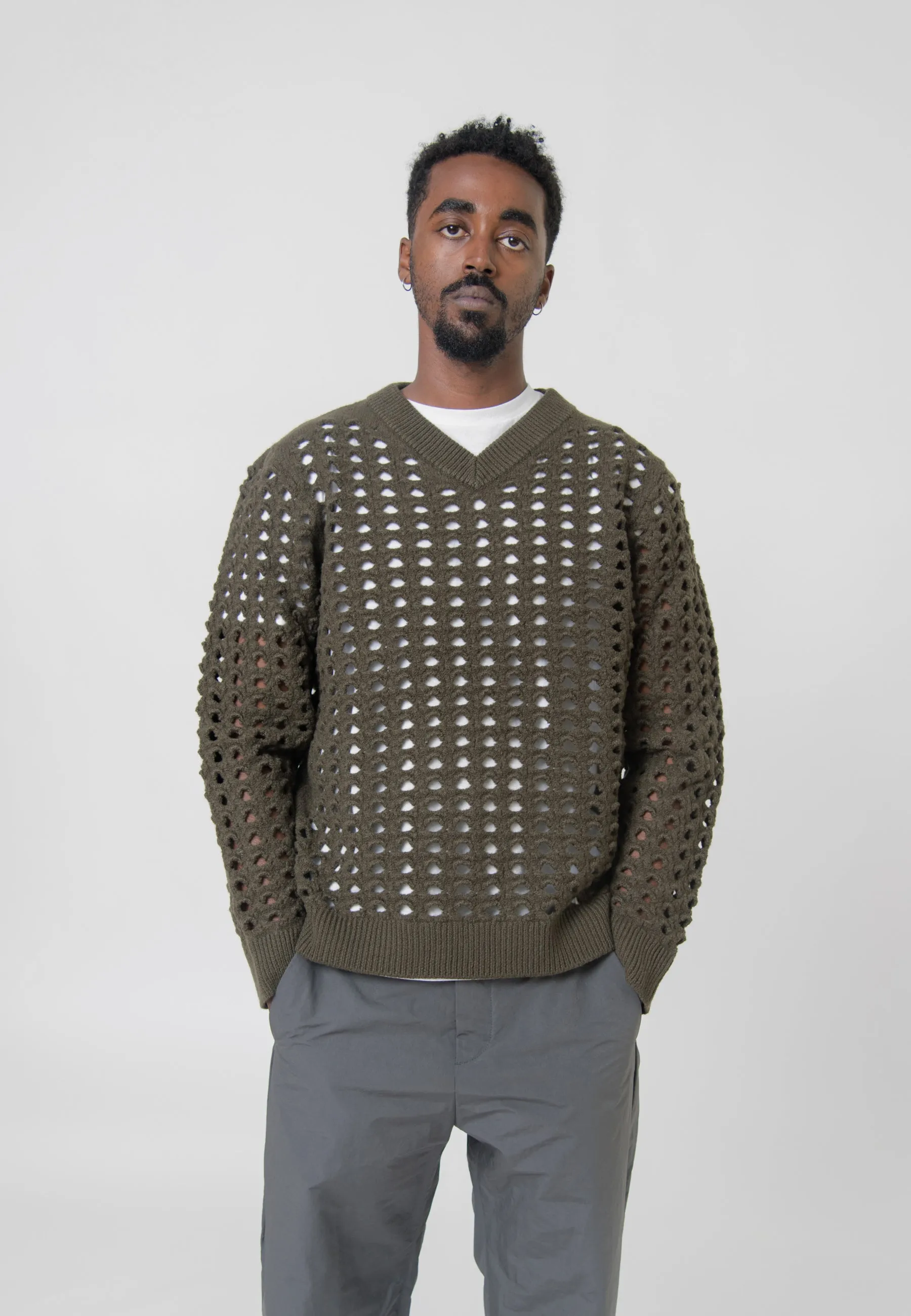 Grate Sweater Light Olive sold by Nomad product image thumbnail 3