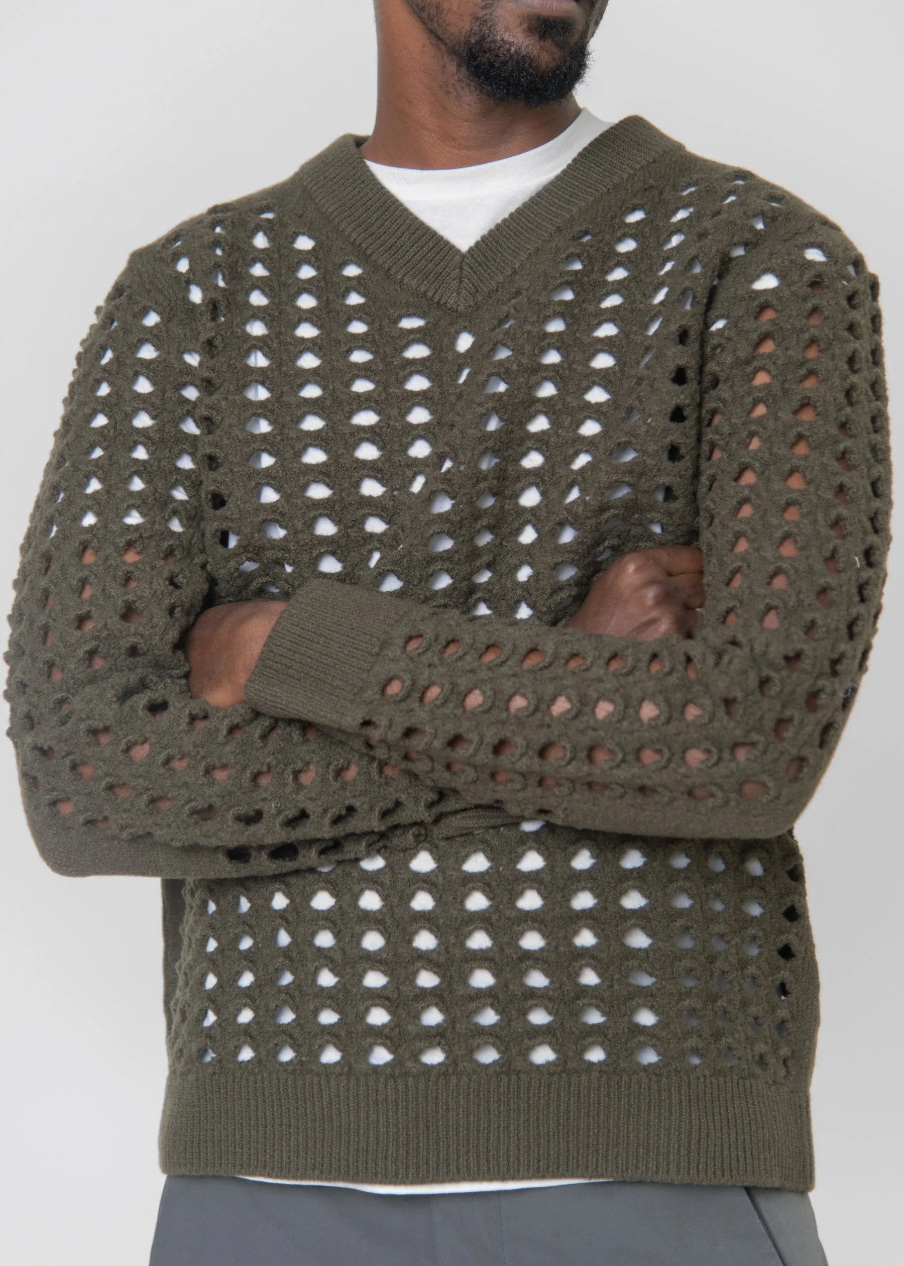 Grate Sweater Light Olive sold by Nomad product image thumbnail 2
