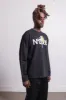 Long Sleeve N.0086 Tee Black sold by Nomad