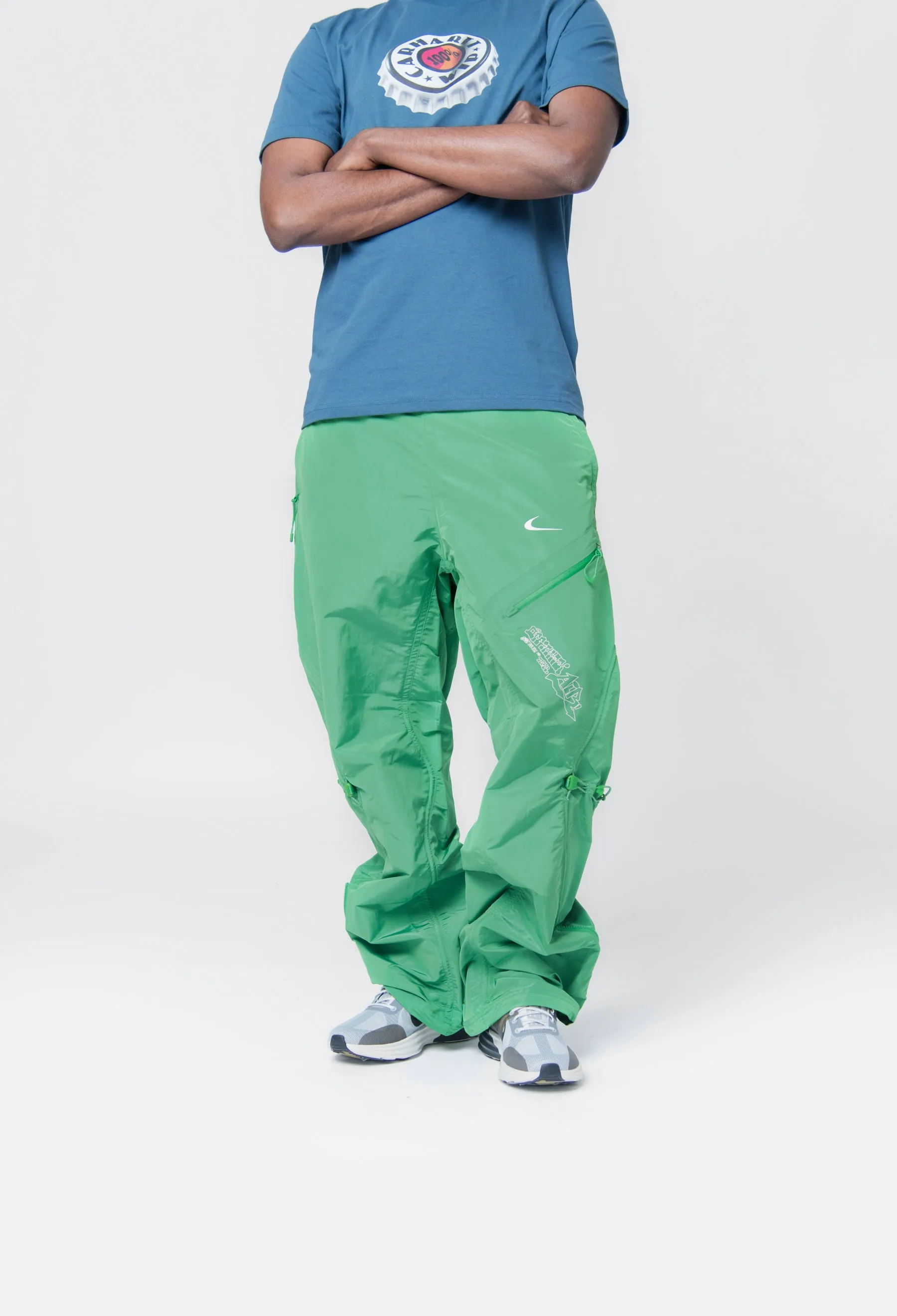 Off-White Apparel U NRG MC Pant Kelly Green DV4393-389 | Parallel