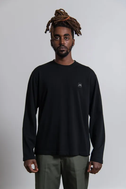 Long Sleeve Essentials Logo Tee Black TS044 sold by Nomad