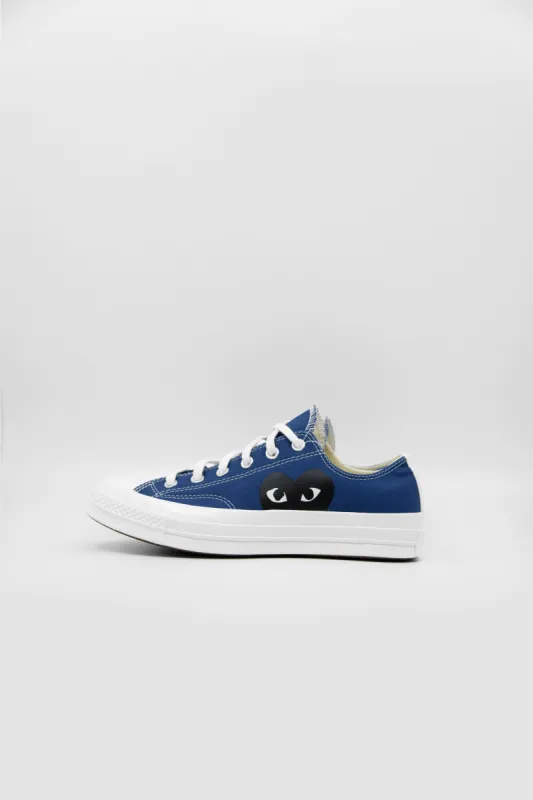 PLAY Single Heart Chuck Taylor Low Blue Quartz/Egret/Black K121-001-2 sold by Nomad