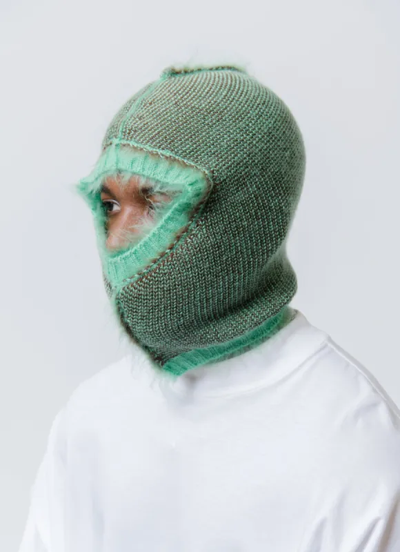 Reversible Brushed Mask Mint/Brown sold by Nomad