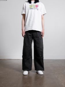 Strapped Cargo Trouser Anthracite Grey TROU000632 sold by Nomad