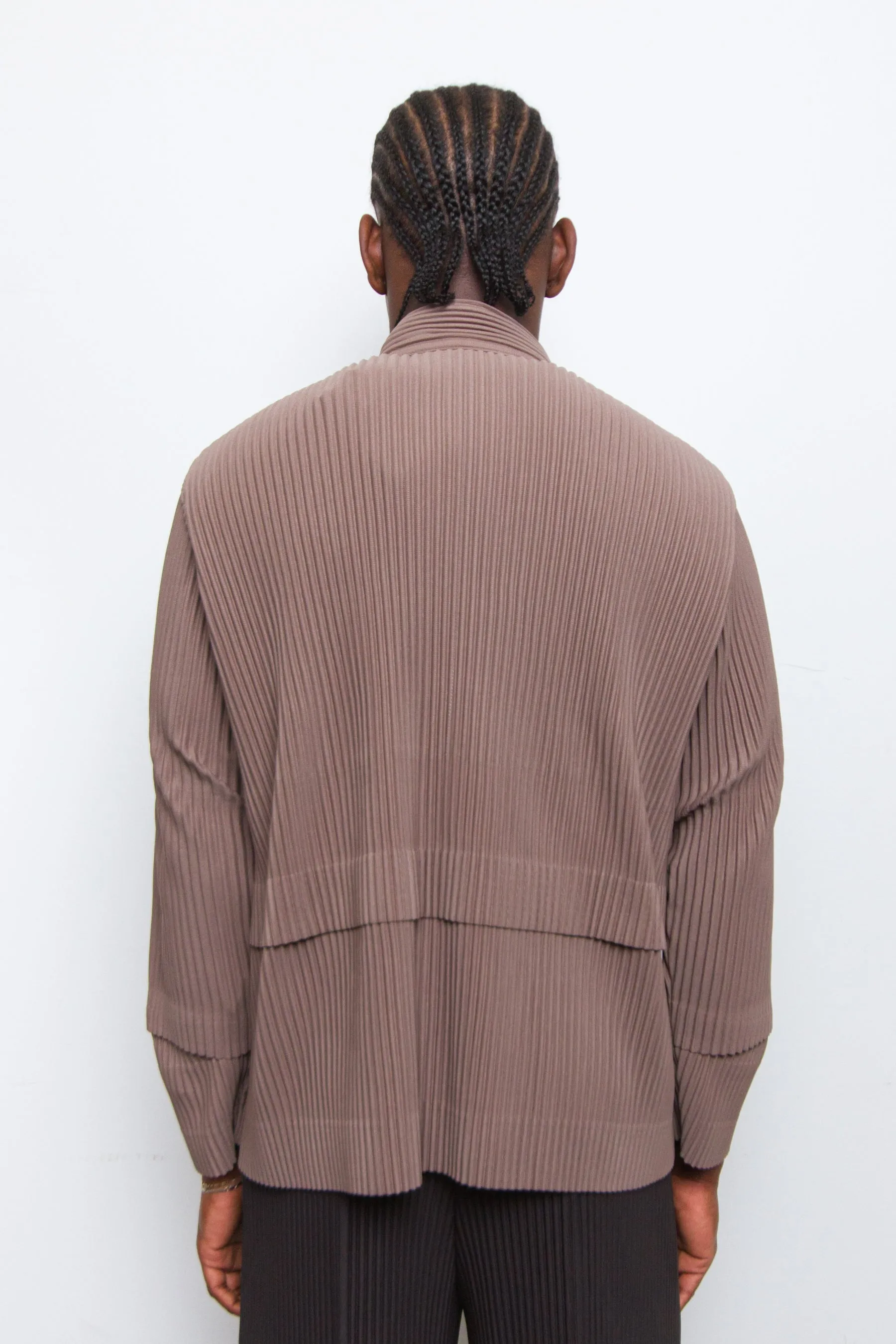 Cargo Pleated Jacket Alpaca Brown JC142-43 sold by Nomad product image thumbnail 4