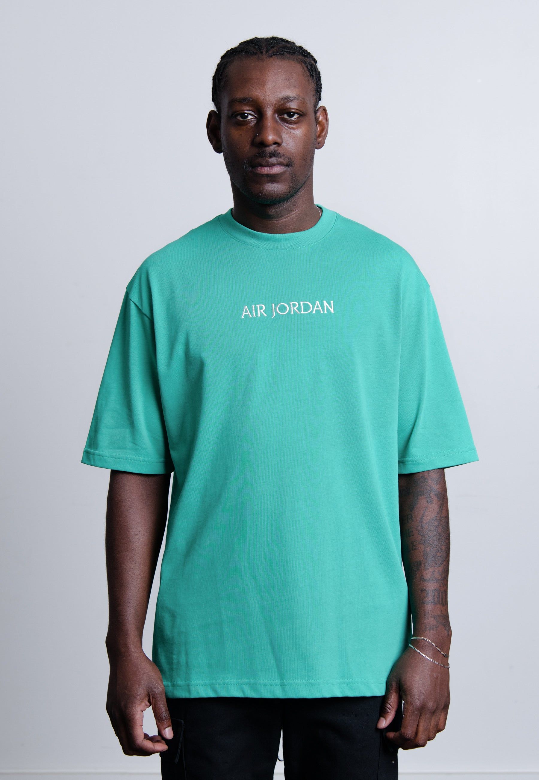 Air Jordan Logo Tee Roma Green DO6098-372 sold by Nomad
