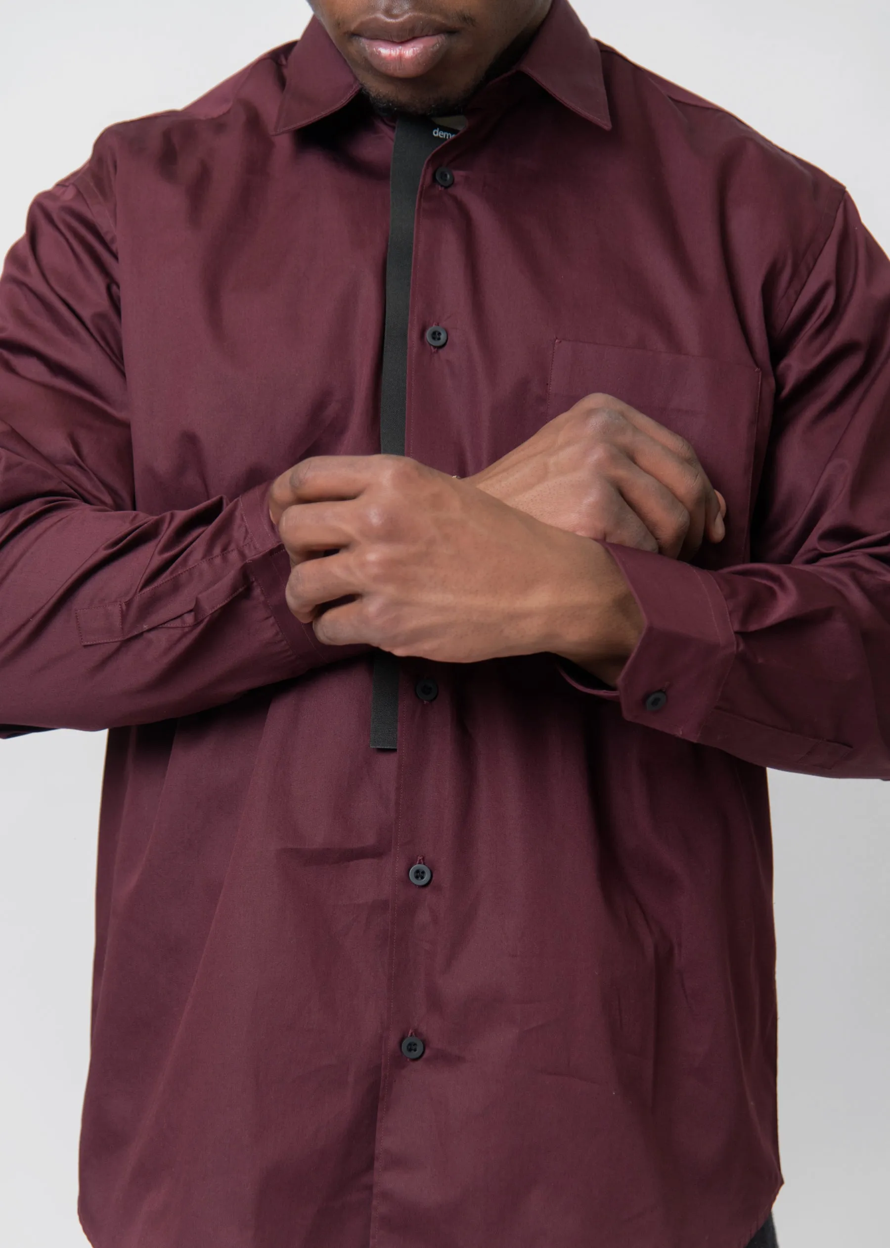 Poplin Shirt Berry sold by Nomad product image thumbnail 2