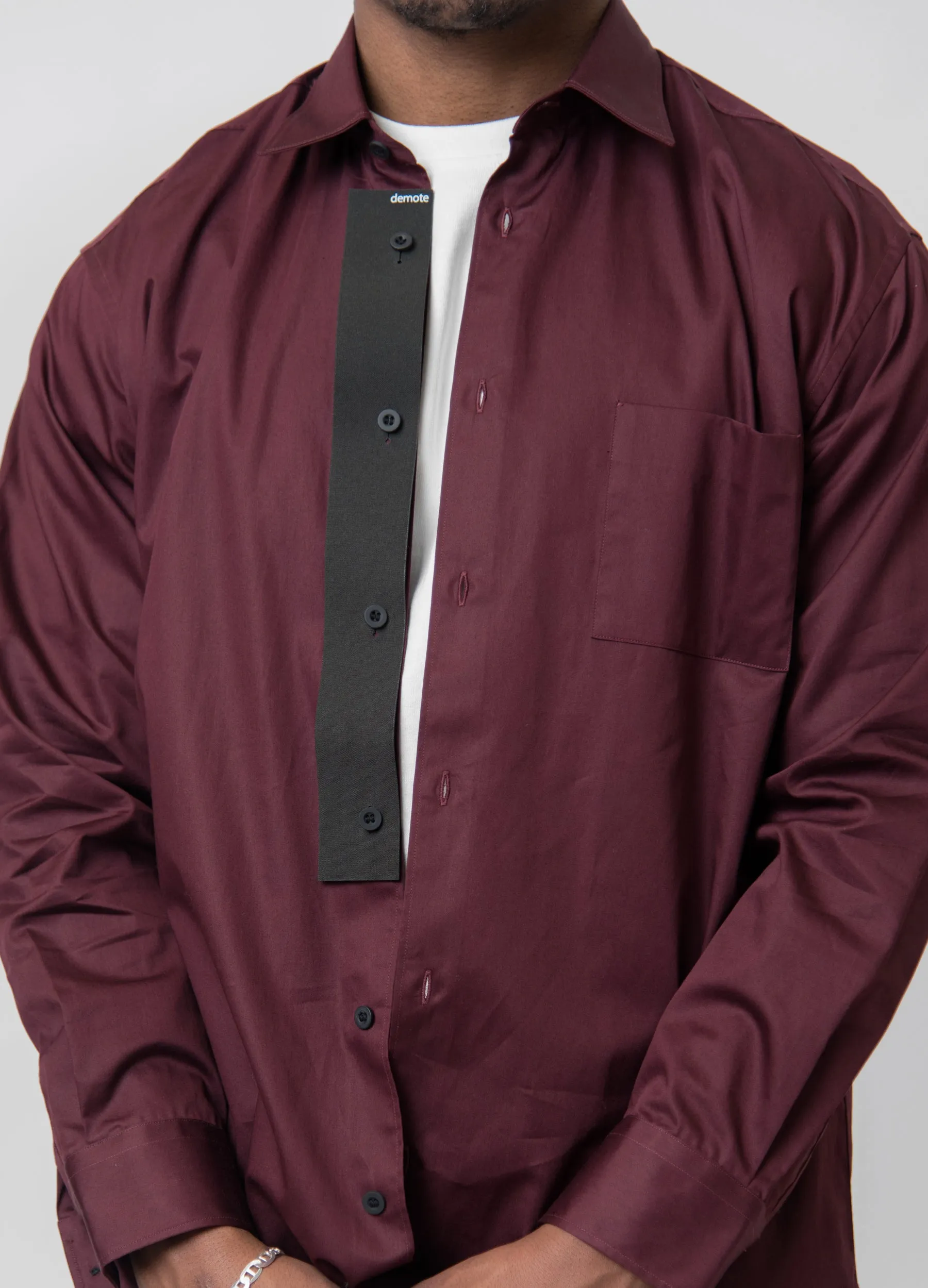 Poplin Shirt Berry sold by Nomad product image thumbnail 4