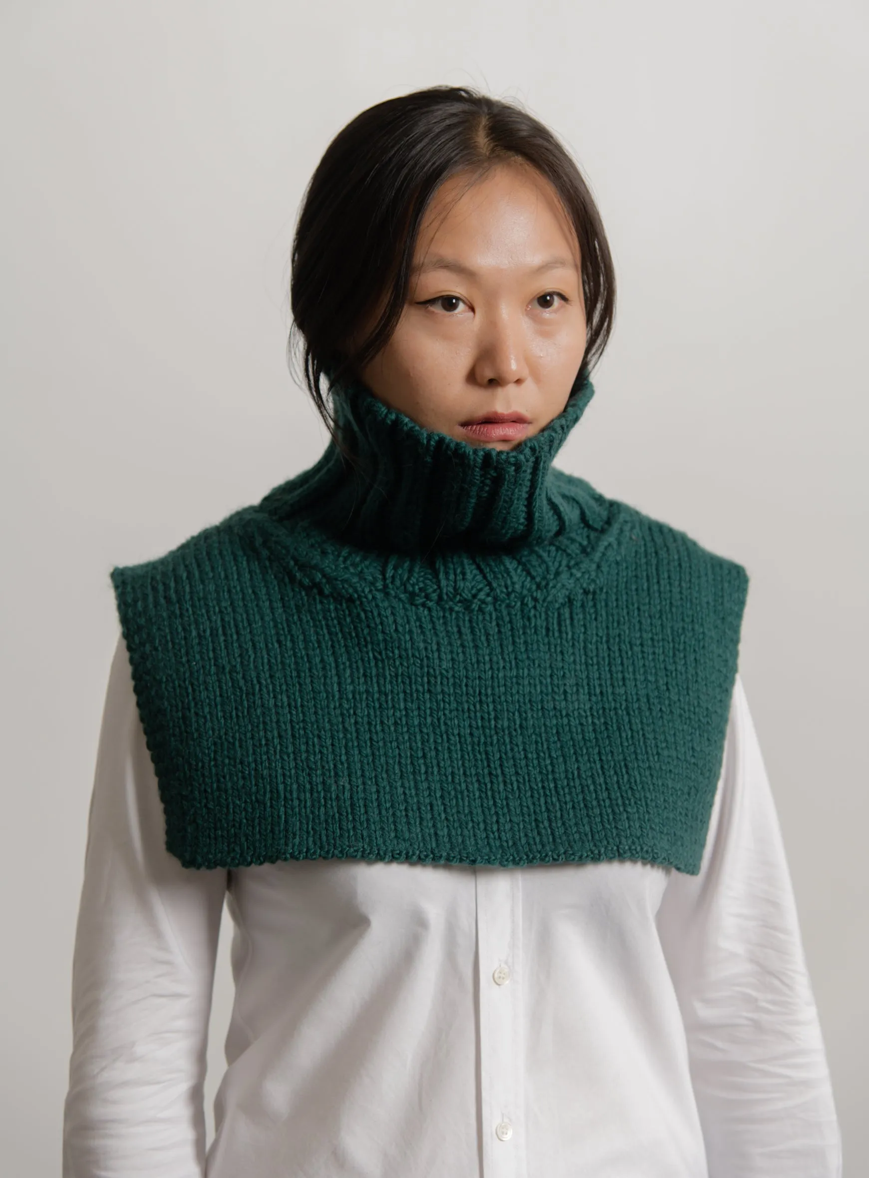 Knit Collar Moss Green sold by Nomad