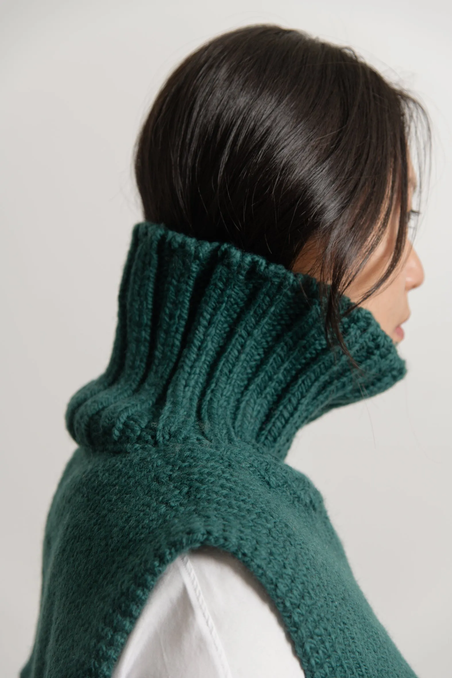Knit Collar Moss Green sold by Nomad product image thumbnail 3