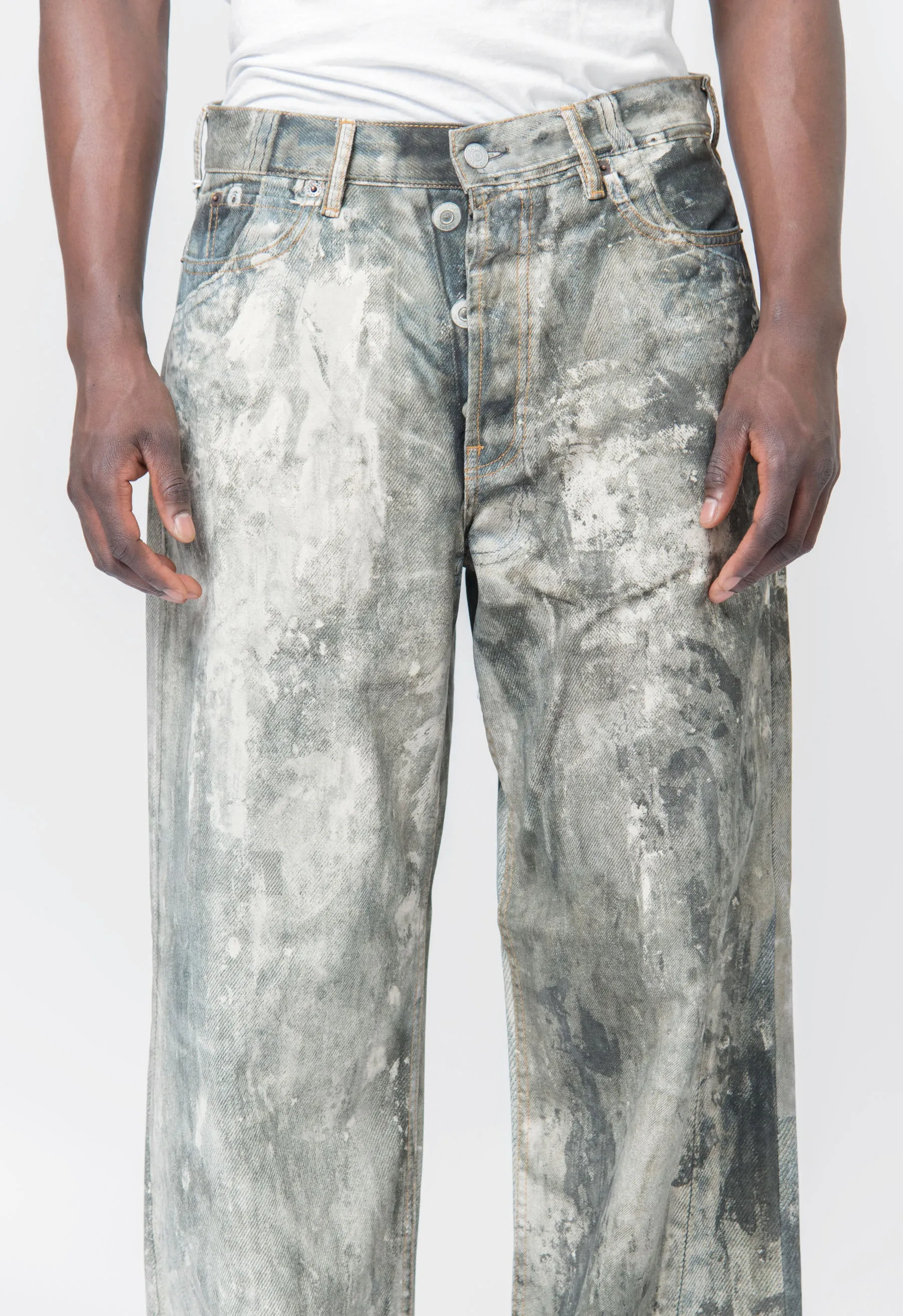 パンツ Acne Studios 1981M cold gray Acne Studios - Loose fit trousers- 1981M - Cold grey