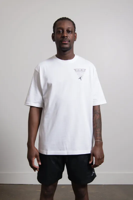 Flight Essential Graphic Tee White/Black CZ8063-101 sold by Nomad