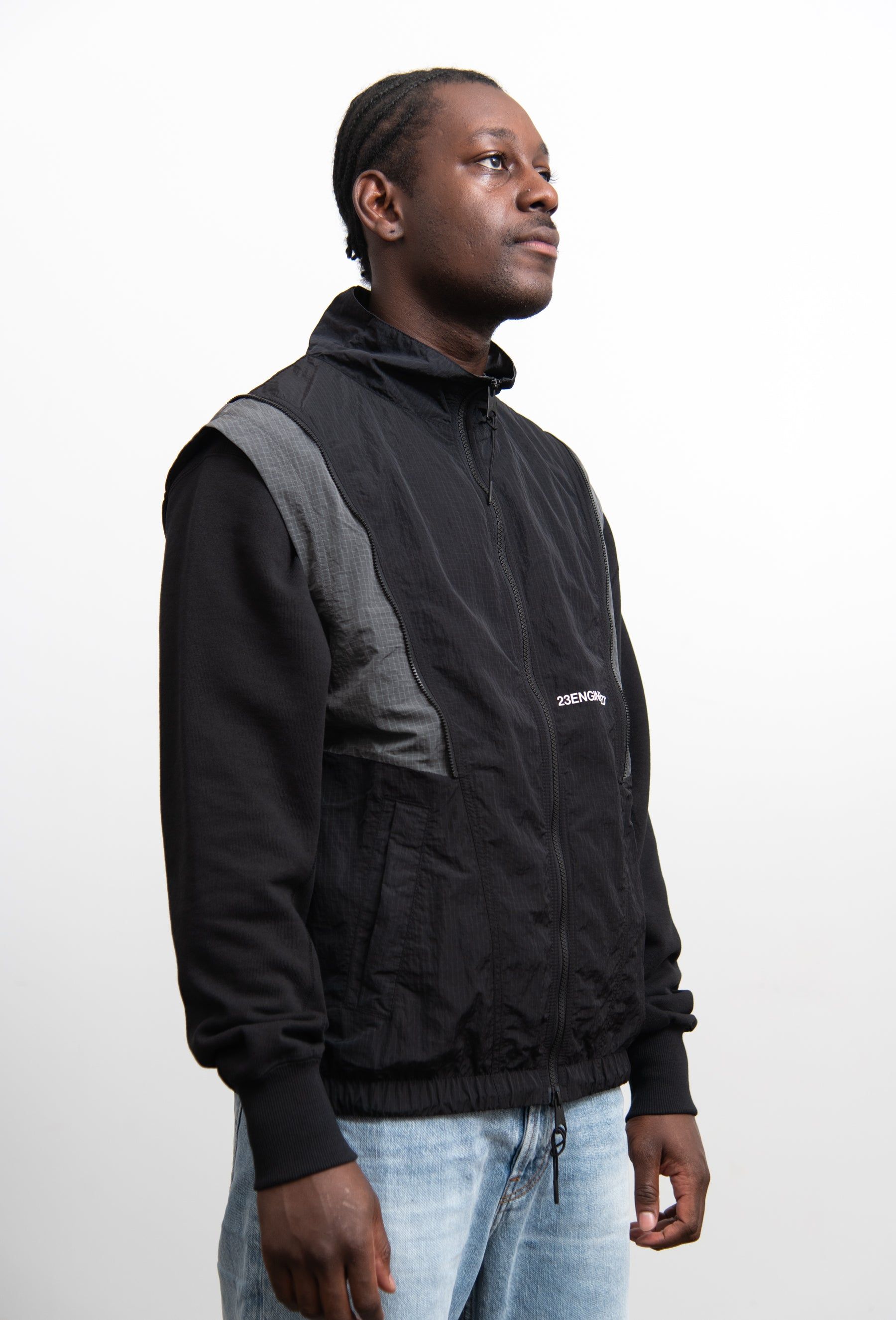 Jordan 23 Engineered Jacket Black/Iron Grey/White DH3288-010 sold by Nomad product image thumbnail 6