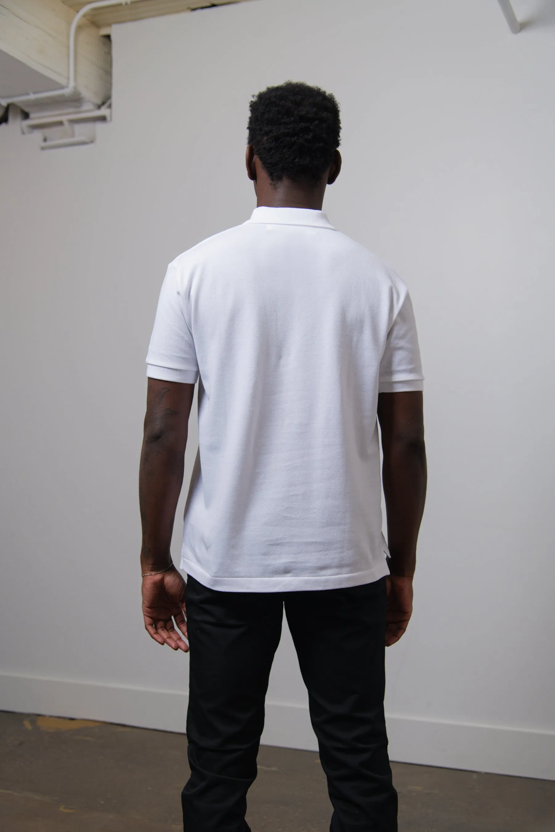 Polo Shirt White/Red T006 sold by Nomad product image thumbnail 3