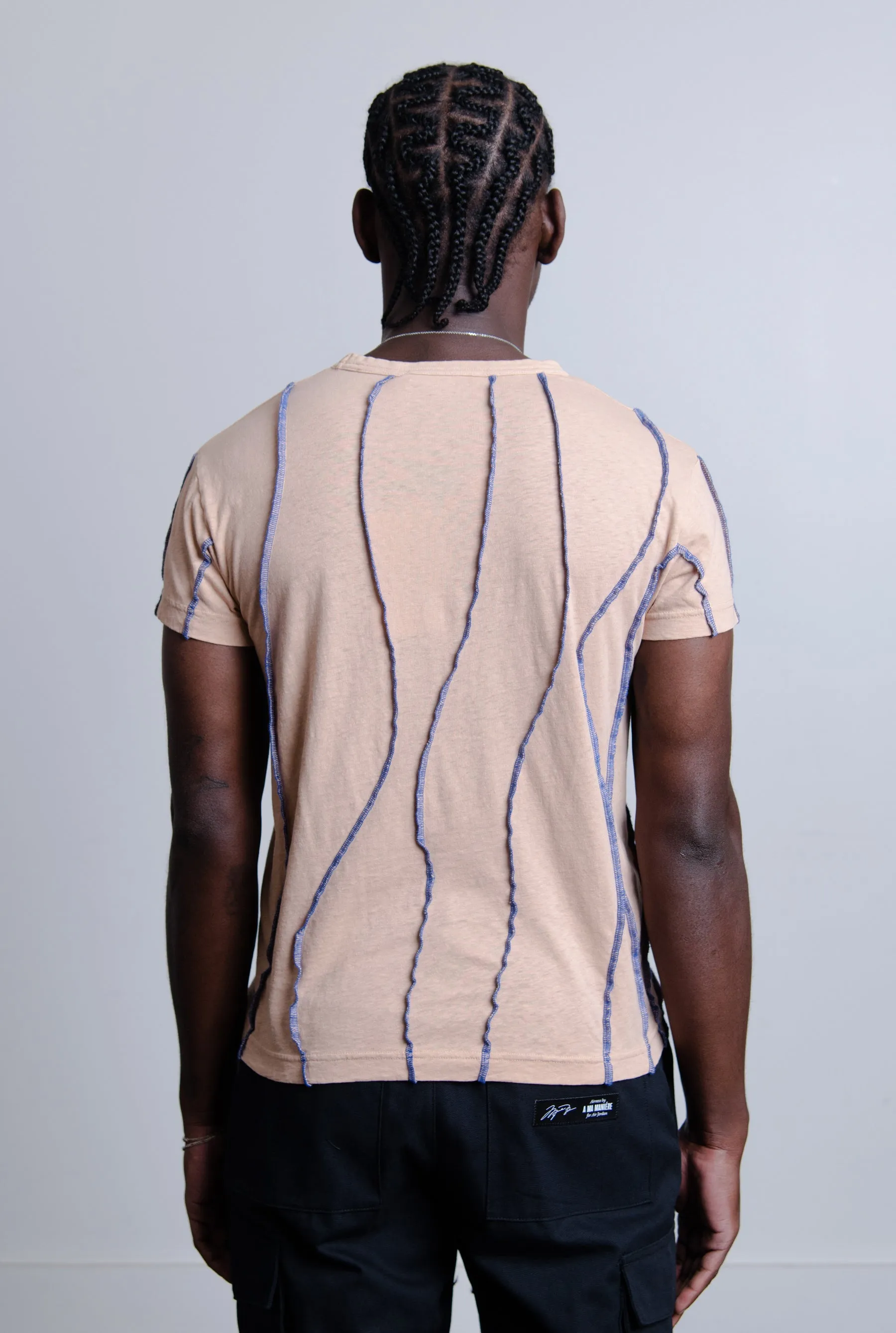 Piping Tee Dusty Pink TSHI000411 sold by Nomad product image thumbnail 4