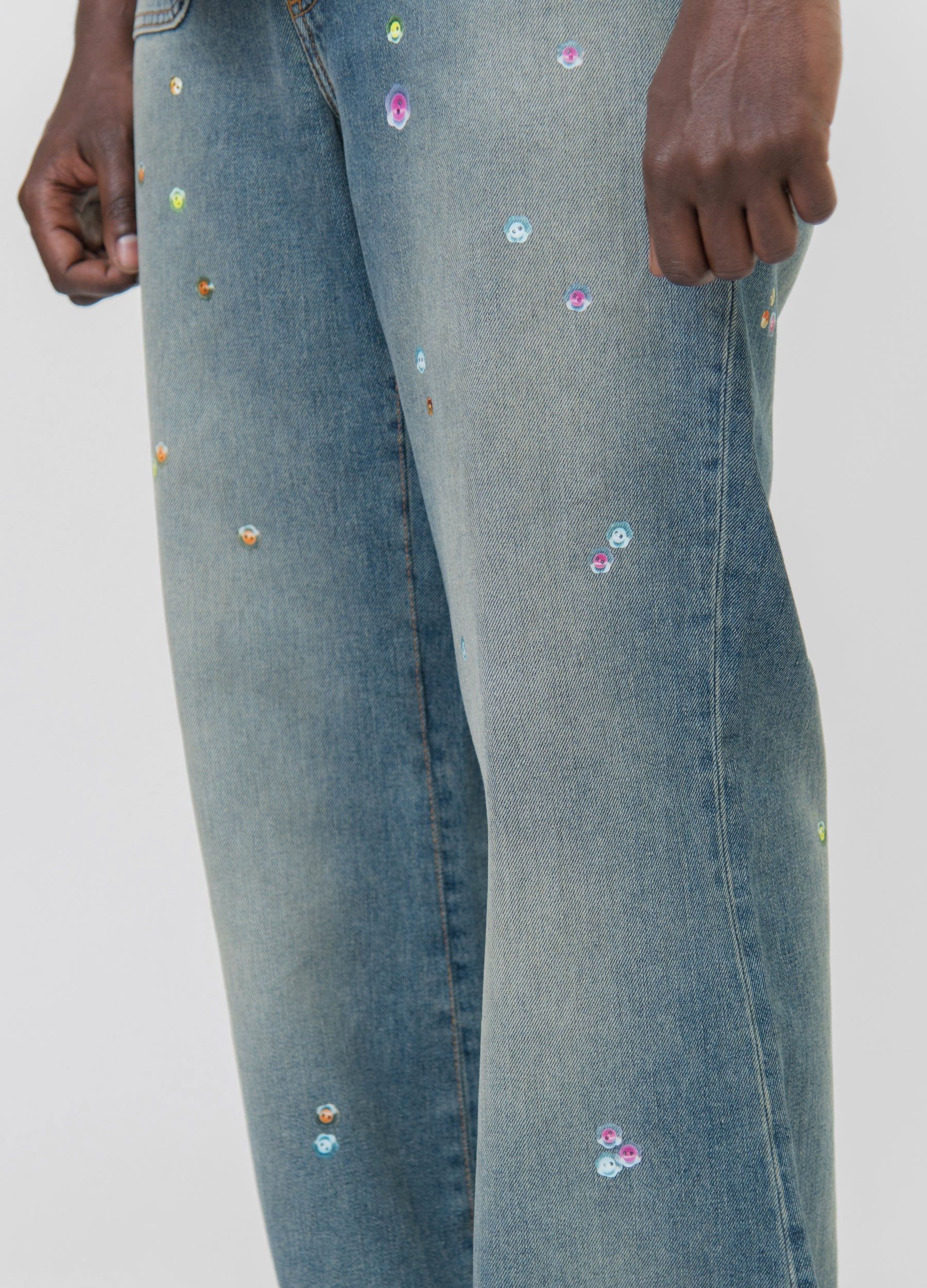 Graphic Denim Mid Blue TROU000820 sold by Nomad product image thumbnail 7